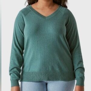 Lucky Brand | Sea Pine Green Sweater Top